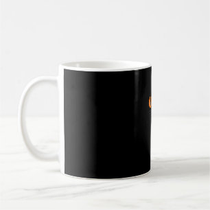 Scary Black Cat Face Halloween Costume Cat Lovers Coffee Mug