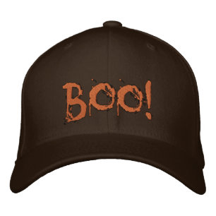 Scary Bloody BOO Halloween Horror Embroidered Hat
