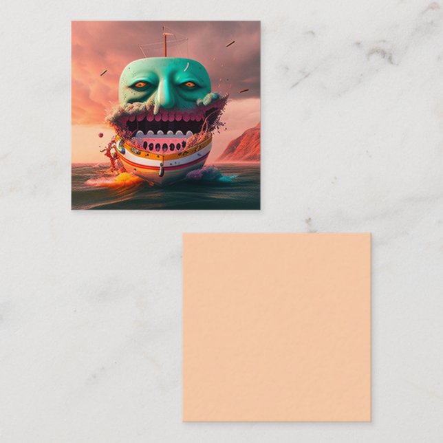 Scary Boat Card (Front/Back)