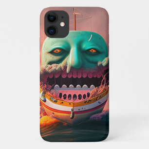 Scary boat iPhone 11 case