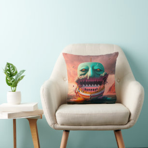 Scary boat cushion