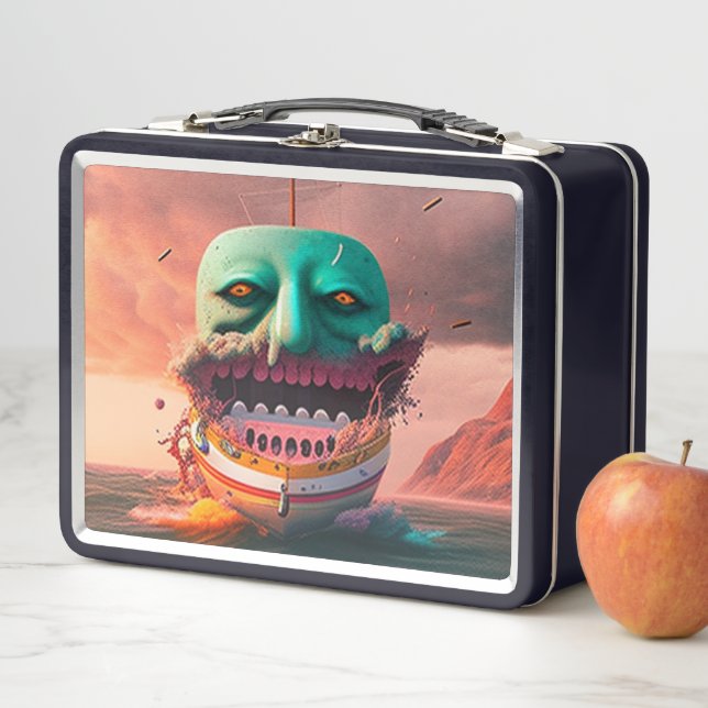 Scary boat metal lunch box (In Situ)