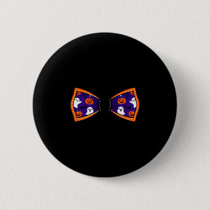 Scary Bow Tie For Halloween Funny Costume  6 Cm Round Badge