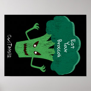 Scary Broccoli Thunder_Cove Poster