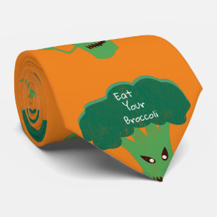 Scary Broccoli Thunder_Cove Tie
