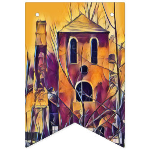 SCARY BUILDING   BUNTING 
