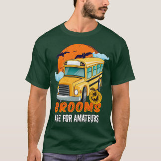 Scary Bus Driver Halloween Costume T-Shirt