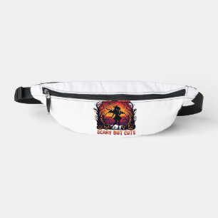 Scary But Cute Halloween Bat Girl Pumpkins Haunted Bum Bags