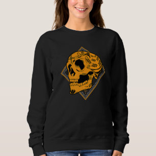 Scary Calavera Halloween Sweatshirt