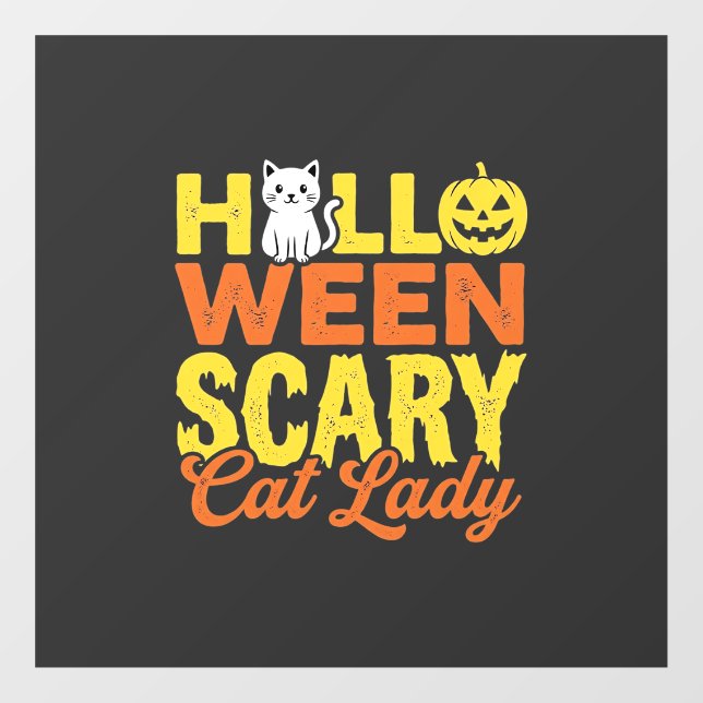 Scary Cat Lady Halloween Design_1 (Sheet)