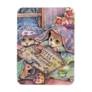 Scary Cats Magnet
