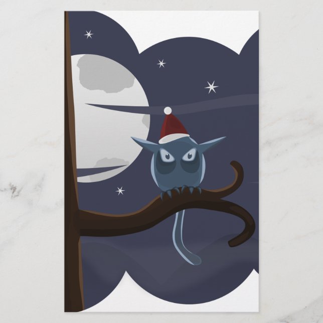 scary christmas owl (Front)