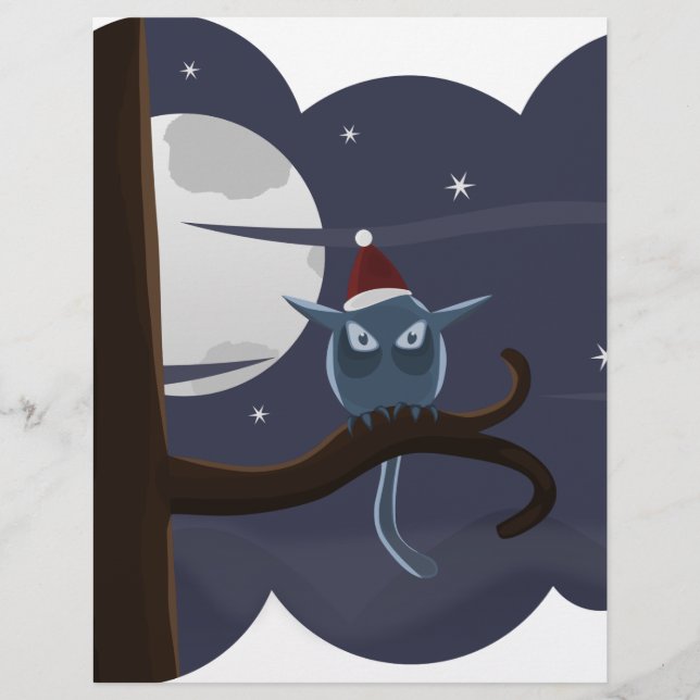 scary christmas owl (Front)