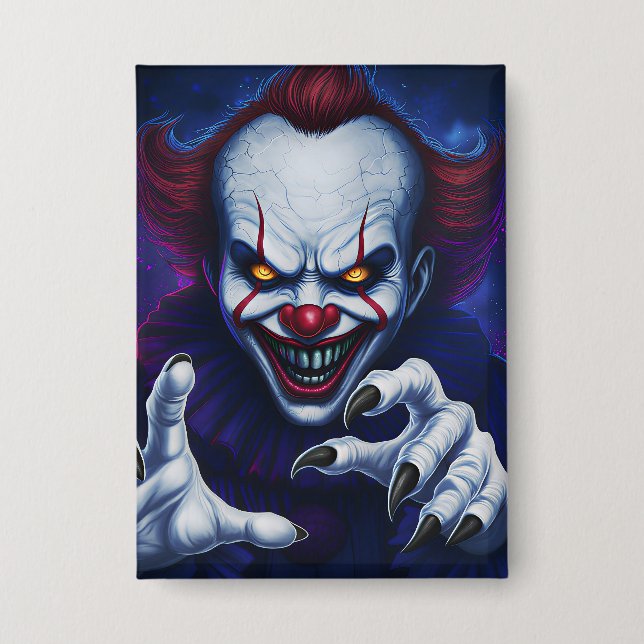 Scary Clown Badge (Front)