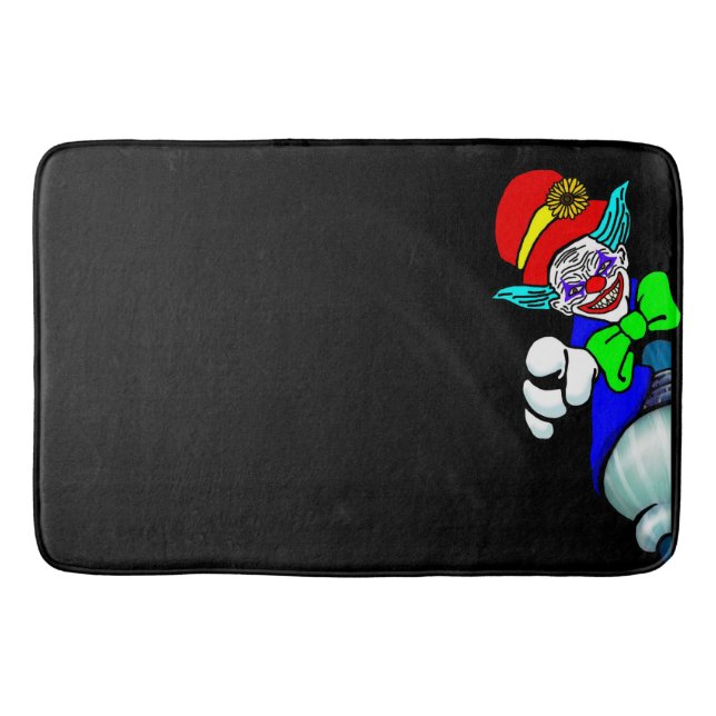 Scary Clown Bath Mat (Front)