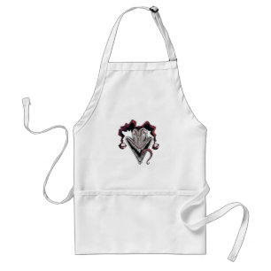 Scary Clown Face Halloween Design Standard Apron
