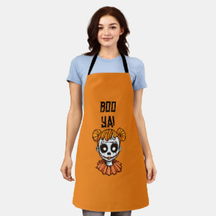 Scary Clown Girl Apron