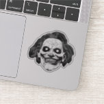 Scary clown horror cartoon B&W<br><div class="desc">Scary clown horror cartoon. Cool design perfect for people who love horror movies,  games,  comics,  and cartoons. Grab this design as a birthday or Christmas gift for your boyfriend,  girlfriend,  brother,  sister,  or friend who loves creepy clowns. The design is also great for all Halloween lovers.</div>