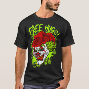 Scary Clown Joker Jester Killer Clowns Halloween H T-Shirt