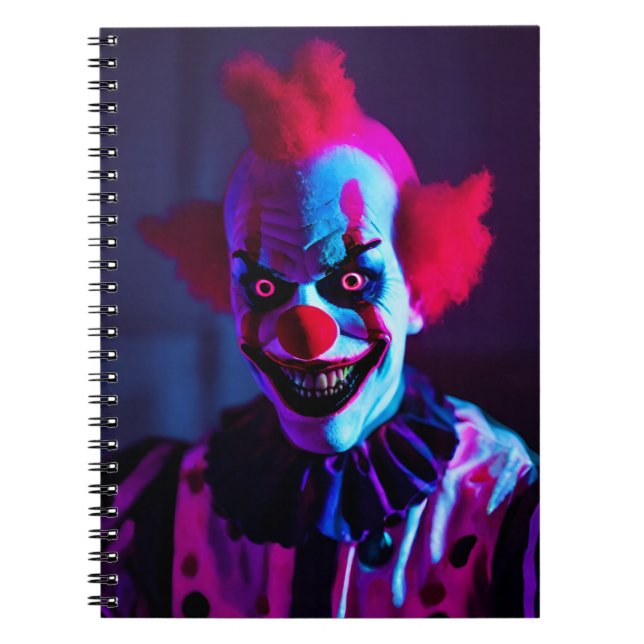 scary clown notebook (Front)