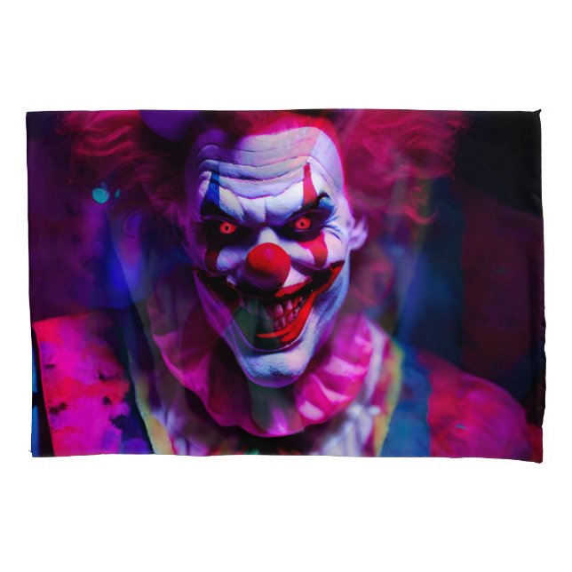 scary clown pillowcase (Front)