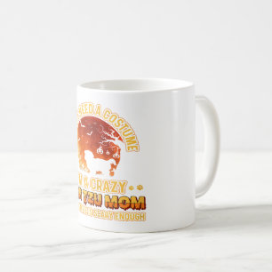 Scary Costume Dog Mama Crazy Shih Tzu Mum Coffee Mug
