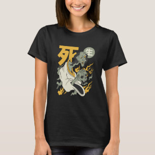 Scary creepy asian japanese devil skull T-Shirt
