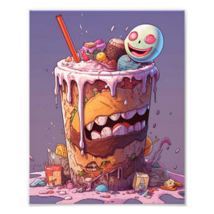 Scary Creepy Food   Photo Print