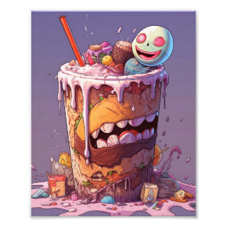 Scary Creepy Food   Photo Print