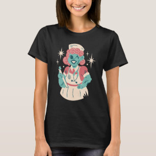 Scary creepy spooky doctor nurse T-Shirt