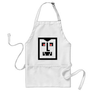 Scary Cyborg Vampire Bot Standard Apron