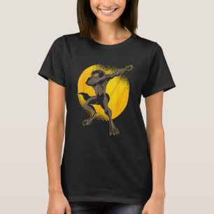 Scary Dance Moonlight Dabbing Werewolf T-Shirt