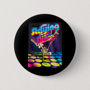 Scary Death Gingerbread Man For Halloween 6 Cm Round Badge