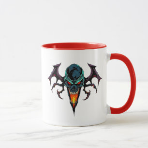Scary demonic head. mug
