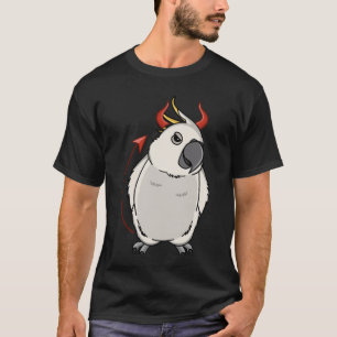 Scary Devil Costume Parrot I Sulphur crested Cocka T-Shirt