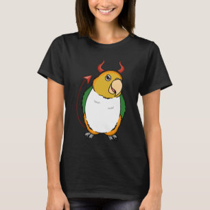 Scary Devil Costume Parrot I White bellied Caique T-Shirt