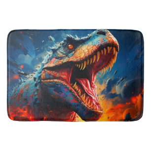 Scary Dinosaur Bath Mat