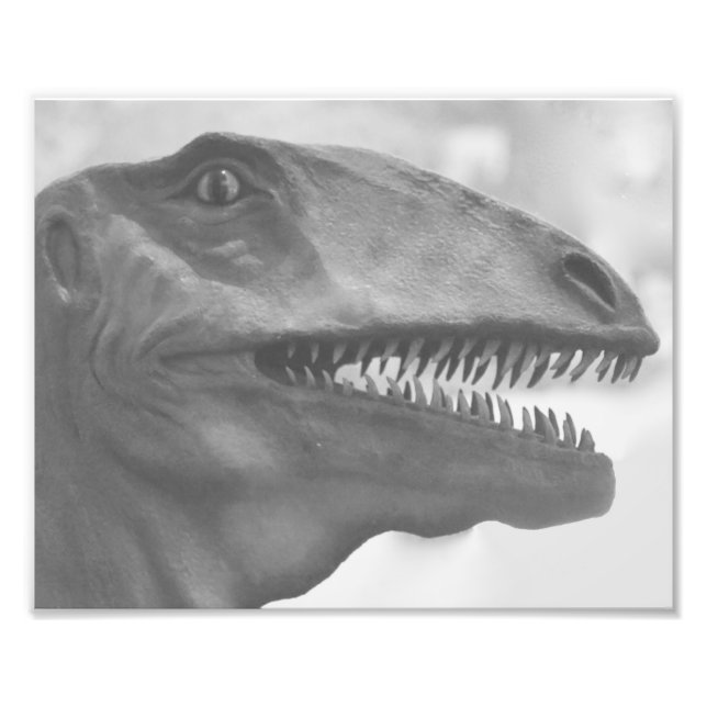Scary Dinosaur Photo Print (Front)