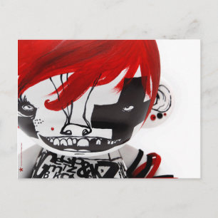 Scary Doll Postcard