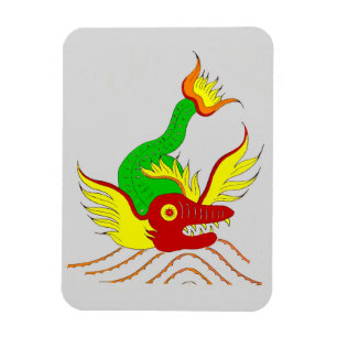 scary dragon magnet