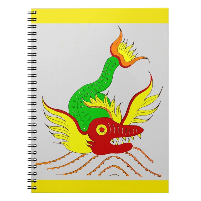 scary dragon notebook (Front)