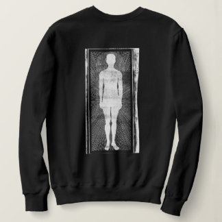 Scary Eeerie Surreal Man Abstract Sweatshirt
