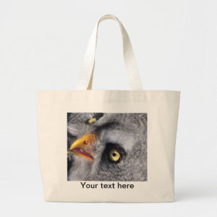 Scary eye large tote bag