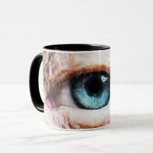 Scary Eyeball & Halloween Blue Eye /spooky zombie Mug
