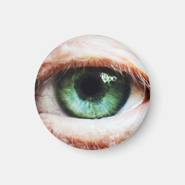 Scary Eyeball & Halloween Green Eye /spooky zombie Magnet (Front)