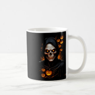 Scary Face Halloween Costume T-shir Coffee Mug