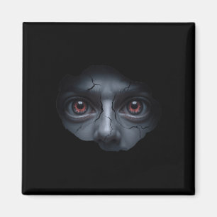 Scary Face Peeking – Funny Stomach Illusion Horror Magnet