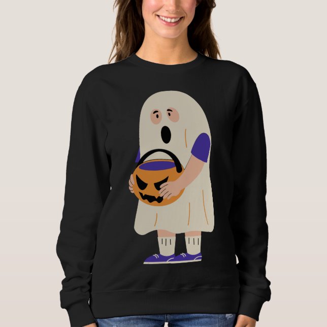 Scary face sweatshirt (Front)