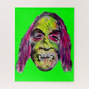 scary fiendish horror monster portrait jigsaw puzzle