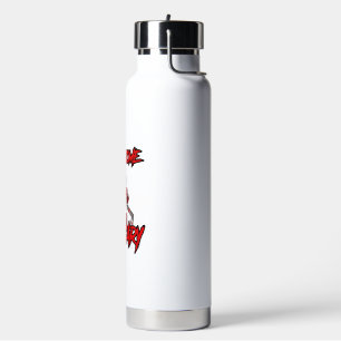 Scary Funny Halloween Clown Hockey Goalie Water Bottle